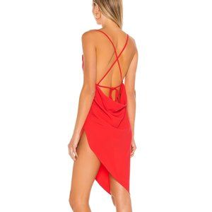 Amanda Uprichard Janet Dress - Crimson